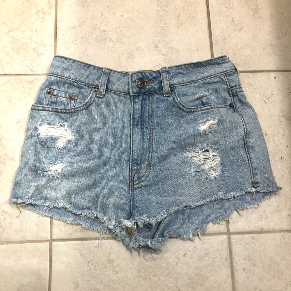 BDG High Waisted Denim Shorts Size 26